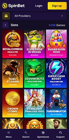spinbet slot machines