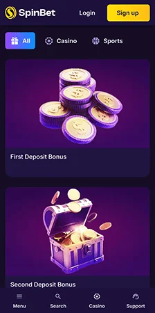 spinbet bonuses and promotions